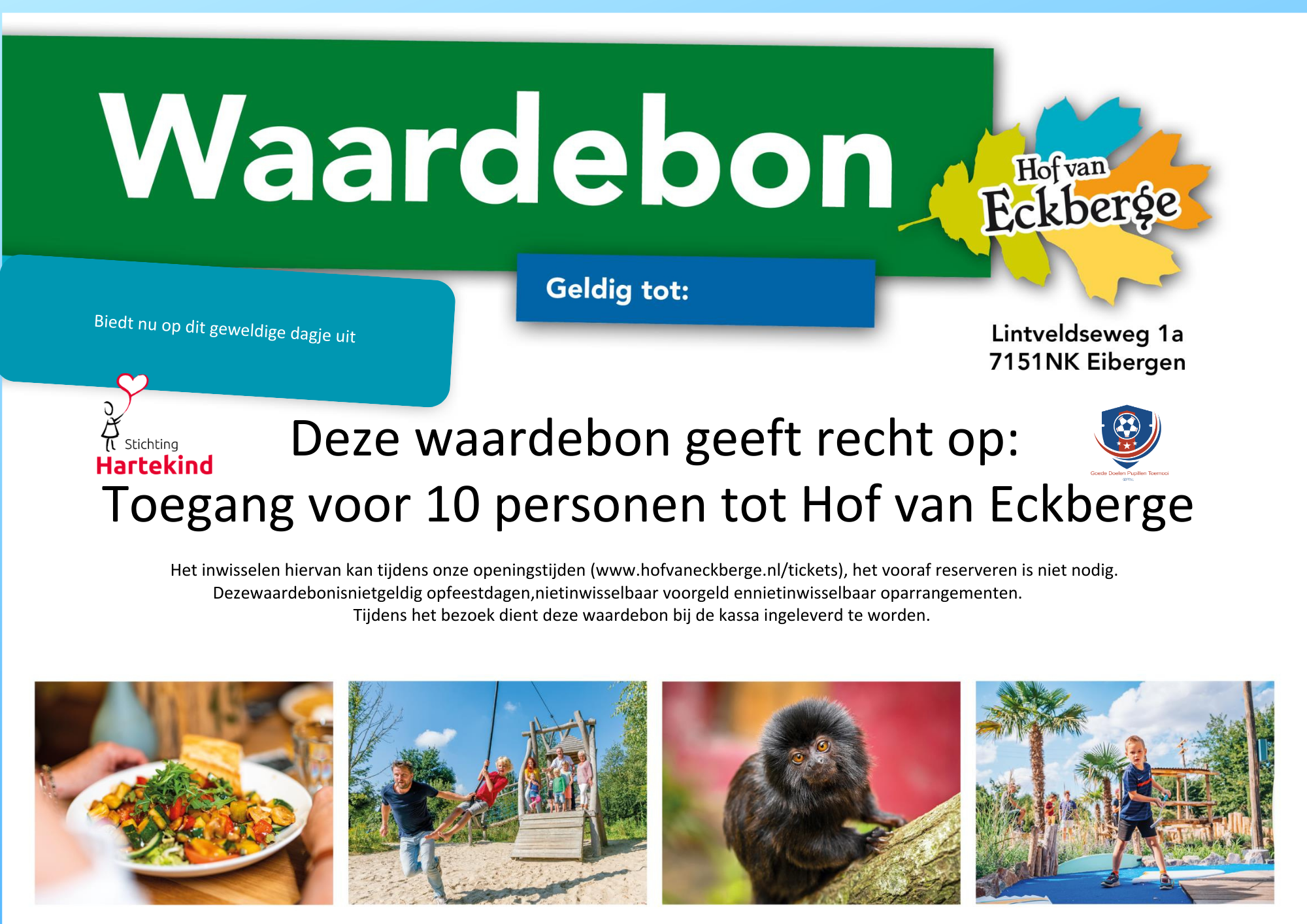 🎉 Dagje uit voor 10 personen bij Hof van Eckberge!